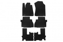Гумові килимки (3 ряди, Stingray Premium) Toyota Sequoia 2007-2022 рр.