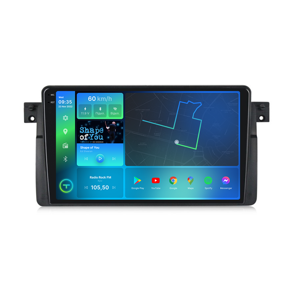 Штатна магнітола Torssen 2K BMW e46 F9232 4G Carplay DSP