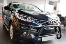 Кенгурятник Black (нерж) Renault Kadjar 2015-2022 рр.