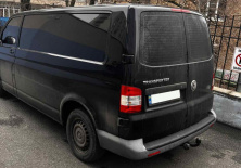 Накладка на задній бампер EuroCap (2 двері, ABS) Volkswagen T6 2015-2024 гг.
