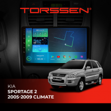 Штатна магнітола Torssen Kia Sportage 2 05-09 climate FL9 4+64Gb 4G Carplay DSP