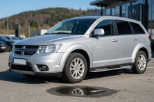 Бокові пороги Tayga V2 (2 шт., алюміній) Dodge Journey 2008-2020 рр.