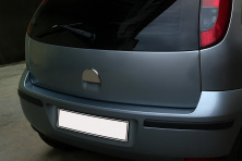 Хром на ручку багажника (нерж) OmsaLine - Італійська нержавійка Opel Corsa C 2000-2006 рр.