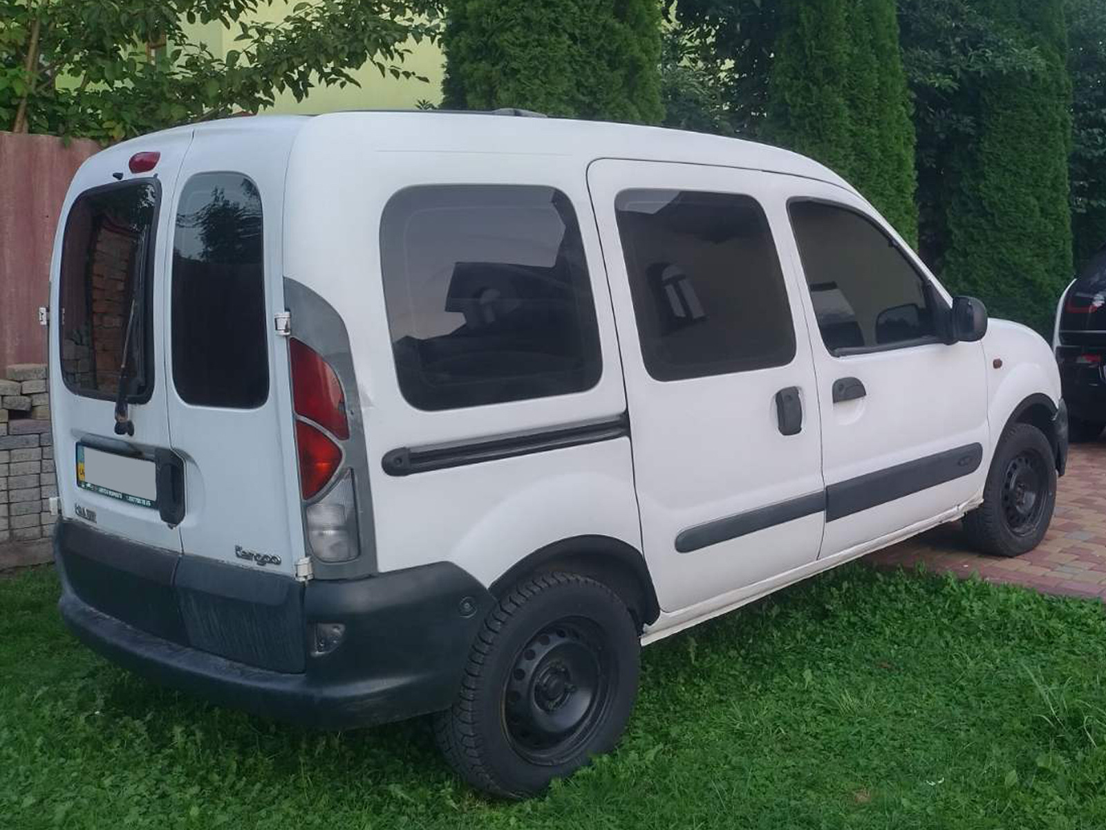 Накладки на арки (4 шт, чорні) Метал для Renault Kangoo 1998-2008 рр