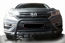 Передній захист WT003 Black (2016-2019, нерж.) Honda CRV 2017-2022 рр.