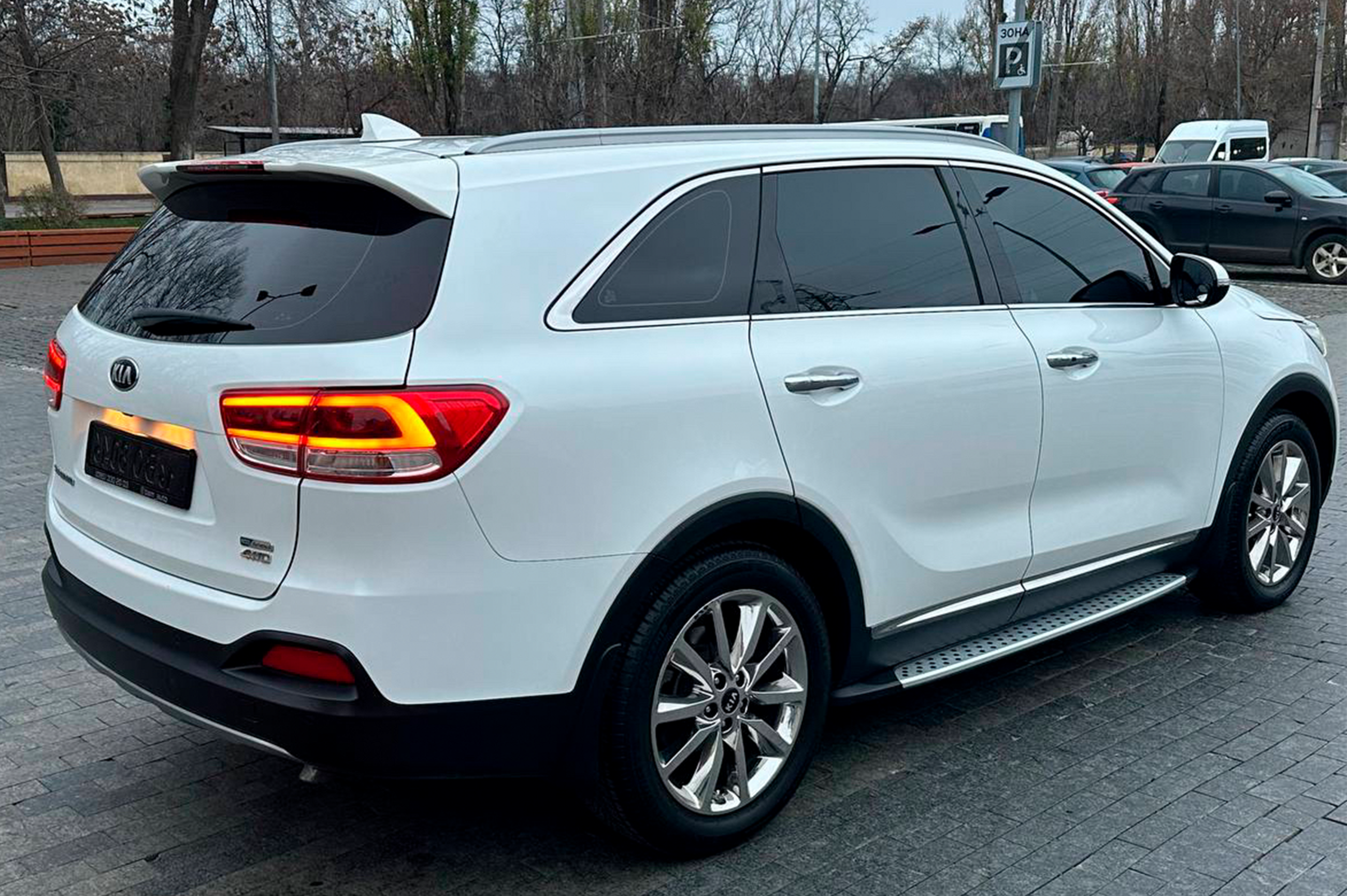 Бокові пороги BMW style (2 шт) для Kia Sorento III UM 2014-2020 рр