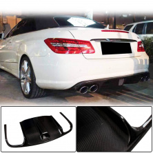 Дифузор заднього бампера (для E63 AMG 2009-2013, Карбон) Mercedes E-сlass coupe C207 2010-2017 рр.