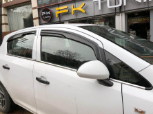 Зовнішня окантовка вікон (4 шт, нерж) Carmos - Турецька сталь Opel Corsa D 2007-2014 рр.