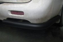 Задні кути AK003 Black (2 шт., нерж.) Hyundai H200, H1, Starex 1998-2007 рр.