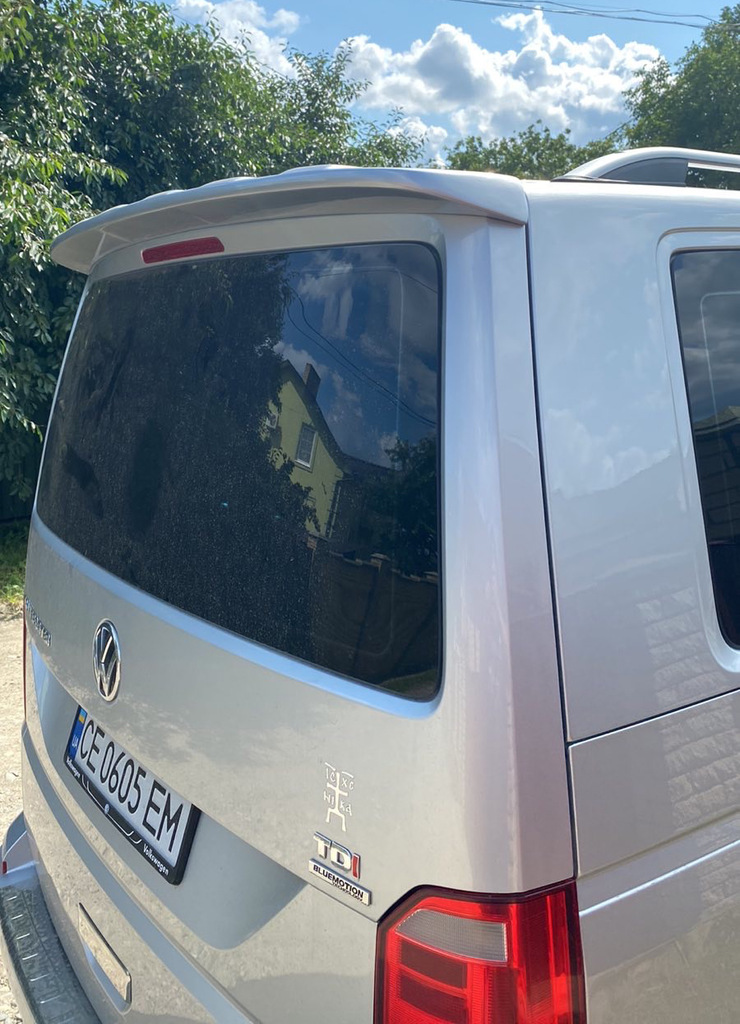 Спойлер Meliset (під фарбування) для Volkswagen T6 2015-2024 рр