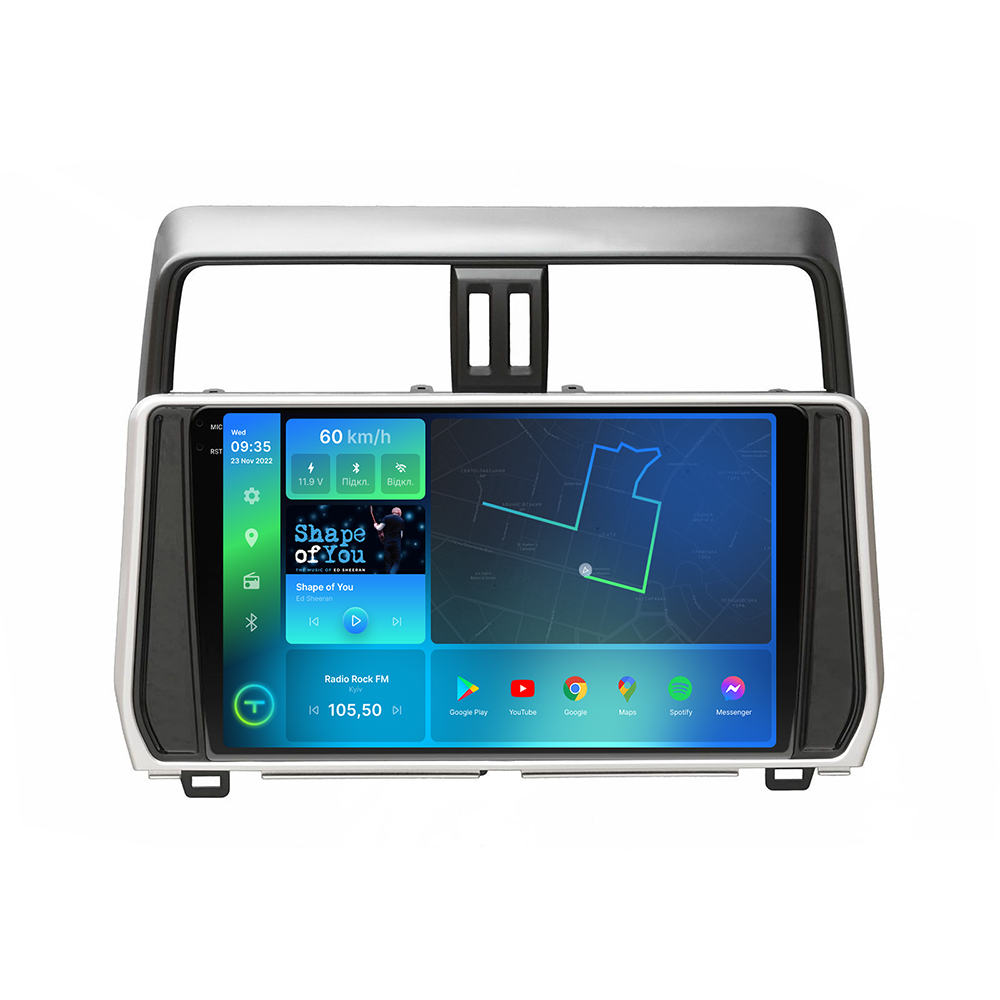 Штатна магнітола Torssen 2K Toyota Prado 150 2017+ FL10 4+64Gb 4G Carplay DSP