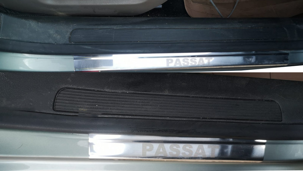 Накладки на пороги Carmos V2 (4 шт, нерж) для Volkswagen Passat B7 2012-2015рр