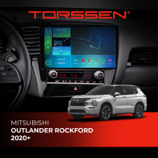 Штатна магнітола Torssen 2K Mitsubishi Outlander Rockford 20+ F10232 4G Carplay DSP