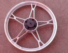 Диск колеса 1,4 * 17 (зад, барабан) (легкосплавный) Delta VDK-2