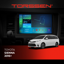 Штатна магнітола Torssen 2K Toyota Sienna 16+ F9432 4G Carplay DSP