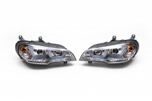 Передні фари (2 шт, світлі) BMW X5 E70 2007-2013 рр.