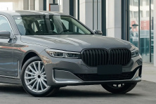 Ніздрі 1 Bar (2019-2022, чорний матовий) BMW 7 серія G11/G12 2015-2022 рр.