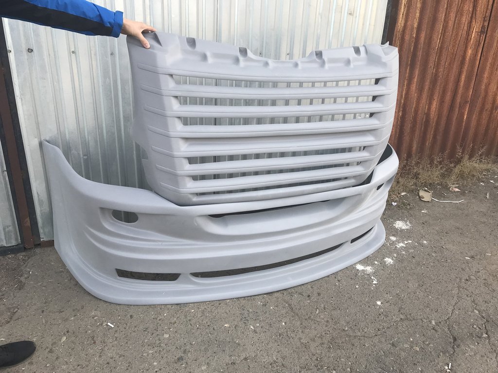 Передній бампер 2012-2026 (USA-style, під фарбування) для Volkswagen Crafter рр