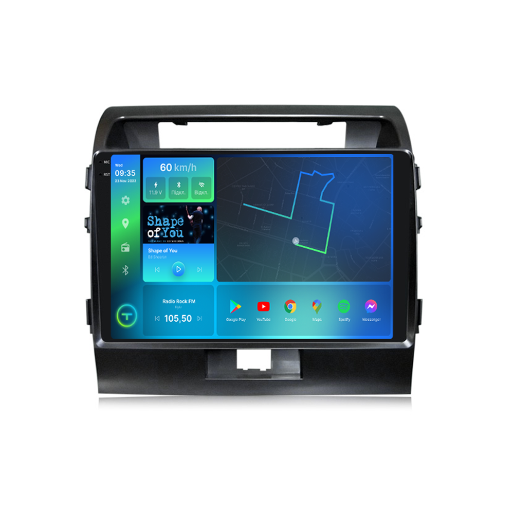 Штатна магнітола Torssen 2K Toyota LC200 2008+ FL10 4+64Gb 4G Carplay DSP