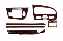 Накладки на панель (2005-2009) Карбон Seat Leon 2005-2012 рр.