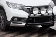 Передній захист WT018 Black (нерж.) Honda CRV 2012-2016 рр.