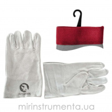Перчатка замшевая (крага) 10.5 INTERTOOL