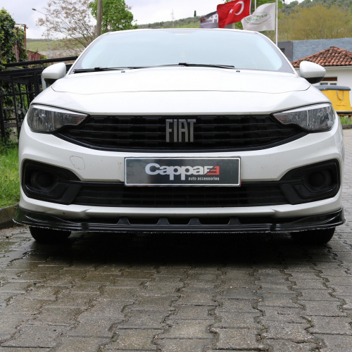 Передня лип накладка (ABS) для Fiat Tipo 2016- рр