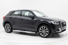 Бокові пороги Mevsim Grey (2 шт., Алюміній) Audi Q2 2016- рр.