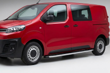 Бокові пороги Fullmond (2 шт., алюм.) M – Середня база Opel Zafira Life 2019- рр.