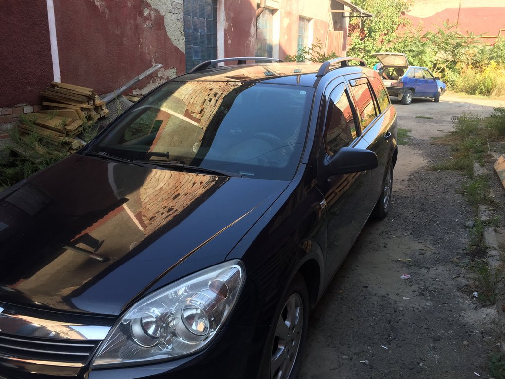 Алюмінієві рейлінги (Caravan, хром) для Opel Astra H 2004-2013 рр