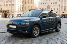 Бокові пороги Bosphorus Black (2 шт., Алюміній) Citroen Cactus 2014-2020 рр.