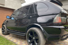 Бокові пороги Bosphorus Black (2 шт, алюм.) BMW X5 E53 1999-2006 рр.