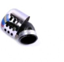 Фільтр повітряний (нульовик) Ø42mm, 45*, дзвін (хром) JING
