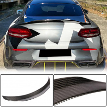 Cпойлер V4 (для купе 2015-2019, Карбон) Mercedes C-сlass W205 2014-2021 рр.