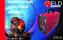 Сварочный аппарат инверторный   Weld   (370 А, в кейсе с электронным табло)   SVET