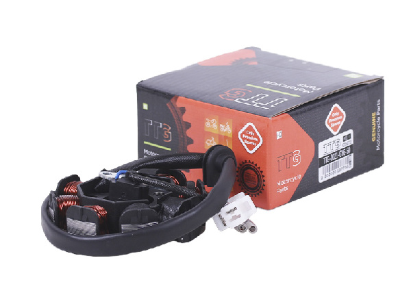 Статор генератора 4T GY6 50 (6+2 катушек, 4 контакта) TTG AMG