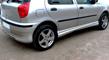 Бокові пороги (під фарбування) для Fiat Palio 1996-2011 рр