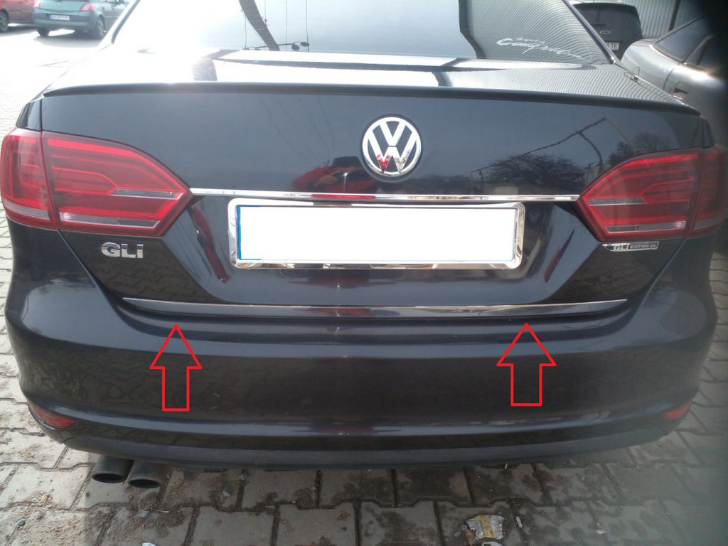 Кромка багажника (нерж) 2014-2018 для Volkswagen Jetta рр