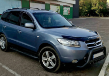 Кенгурятник WT004 Black (нерж.) Hyundai Santa Fe 2 2006-2012 рр.