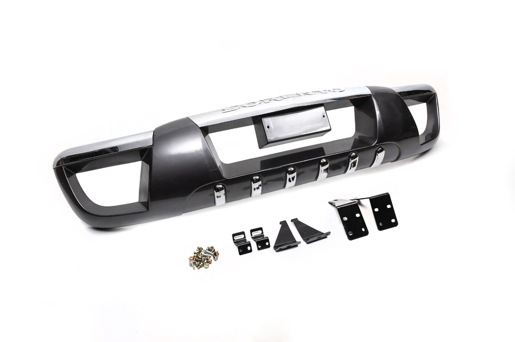 Передня накладка F001 (пластик) для Kia Sorento I BL 2002-2009 рр
