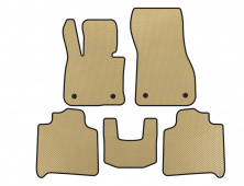 Килимки EVA (Для F46, 2 ряди, Бежевий) BMW 2 серія Active Tourer F45/F46 2014-2021 рр.