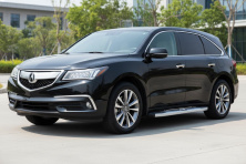 Бокові пороги Mevsim Grey (2 шт., Алюміній) Acura MDX 2013-2020 рр.