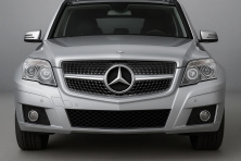 Передня решітка Diamond Silver (2009-2012) для Mercedes GLK сlass X204 рр