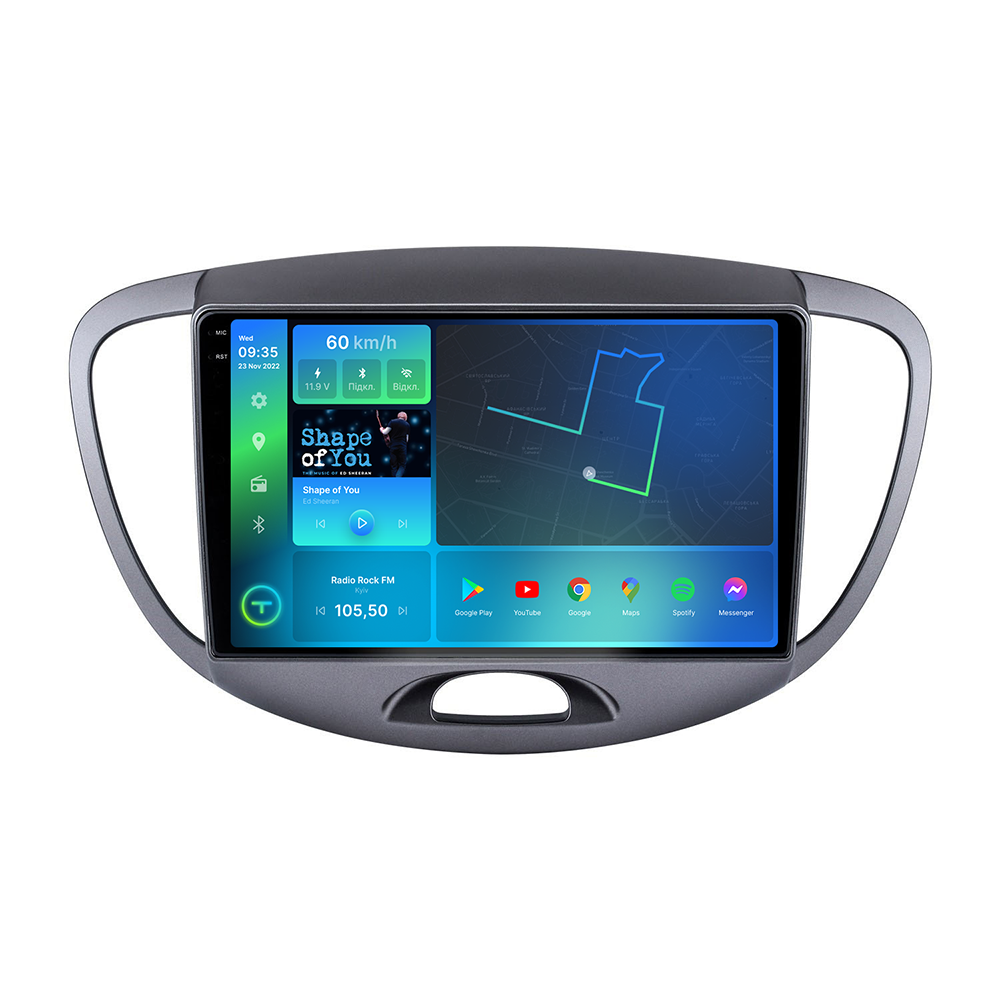 Штатна магнітола Torssen 2K Hyundai I10 2010-2013 FL9 4+64Gb 4G Carplay DSP