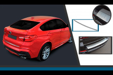 Накладка зі сталі на задній бампер OmsaLine (нерж.) BMW X4 F26 2014-2018 рр.