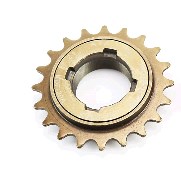 Звезда велосипедная (задняя) Вольнобег 1зв. 1/2х1/8x20Т, коричневый KDF-20A