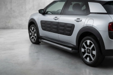 Бокові пороги Vision New Black (2 шт., Алюміній) Citroen Cactus 2014-2020 рр.