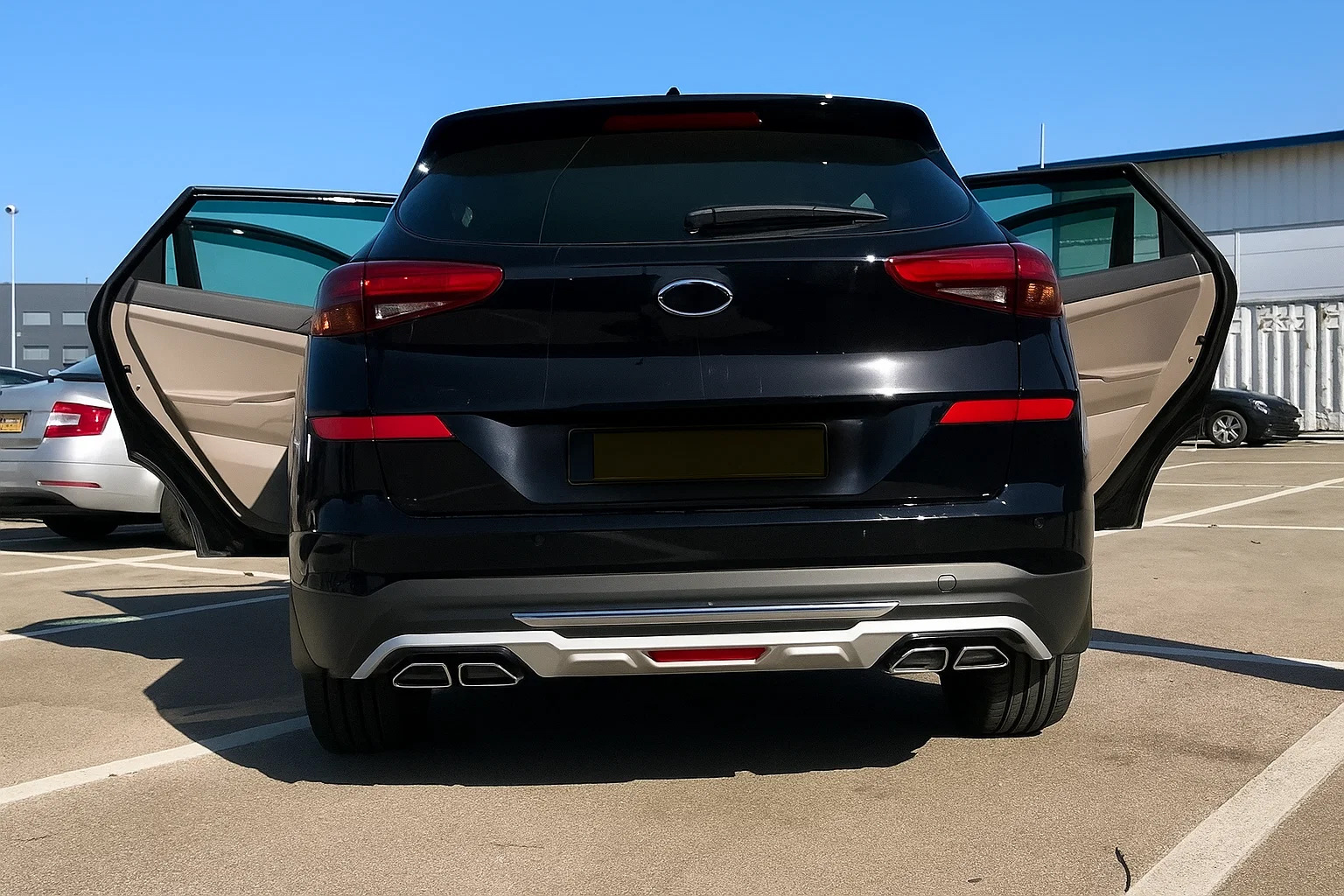 Передня і задня накладки 2019-2026 (2 шт) для Hyundai Tucson TL рр