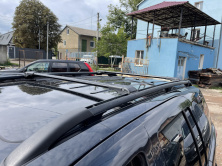Перемички на звичайні рейлінги WingBar V1 (2 шт) Чорні Jeep Grand Cherokee WJ 1999-2004 рр.