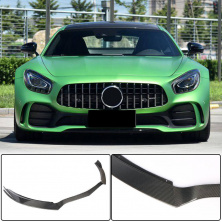 Накладка на передній бампер Lip (для GT R 2016-2019, Карбон) Mercedes AMG GT C190/R190 2014-2022 рр.